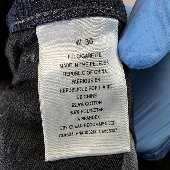 Joes Jeans Womens 30 Dark Wash Cigarette Raylene Skinny Stretch Denim Pants - Picture 10 of 11